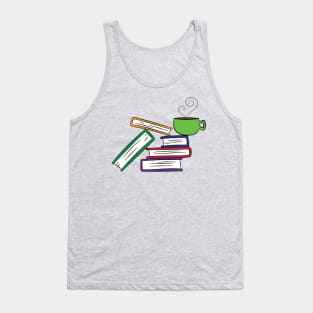 Books and Coffee Tank Top